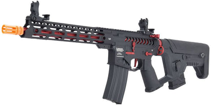 Lancer Tactical Enforcer BLACKBIRD Skeleton AEG w/ Alpha Stock (High FPS) - Black/Red