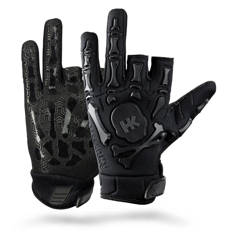 thumbnail interactive-video image 1 of HK Army Pro Stealth Gloves - Full Finger Paintball Gloves XL Size With Silicone Grip & Protection 1 of 2