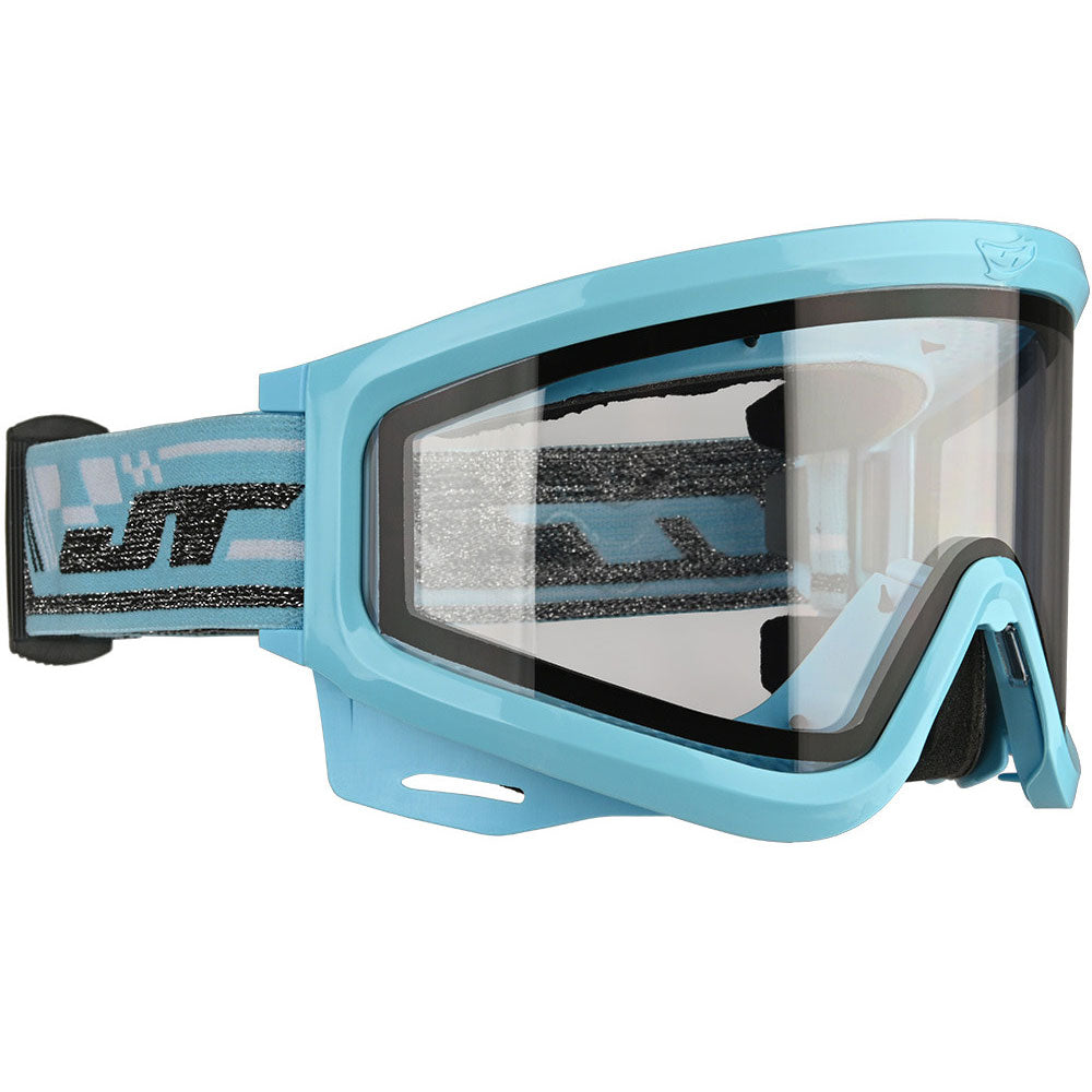 JT QLS Proflex Carolina Blue Goggle Frame w/ Lens & Strap
