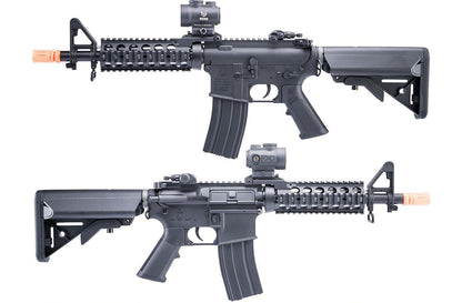 Cybergun Colt Licensed M4 AEG Airsoft Rifle w/ E-Shooter MOSFET by E&C - M4A1 CQB - Black