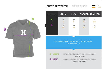 HK Army Crash Chest Protector - Black