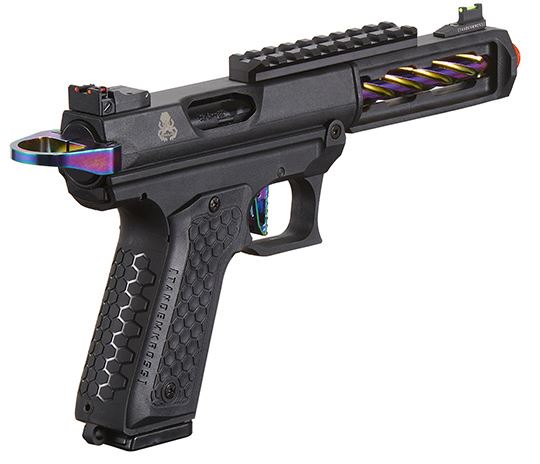 Lancer Tactical Tandemkross CTHULHU Gas BlowBack Pistol - Black/Titanium