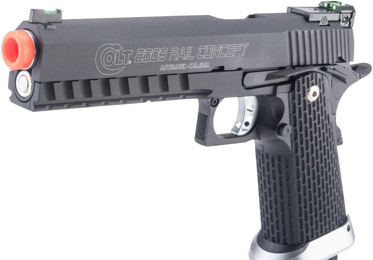 KJW Xcelerator 6" Hi-CAPA Gas Blowback Green Gas Airsoft Pistol