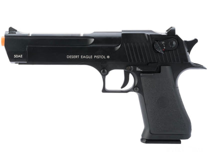 Cybergun Magnum Research Desert Eagle Semi/Full Auto Airsoft CO2 Gas Blowback Pistol - Black