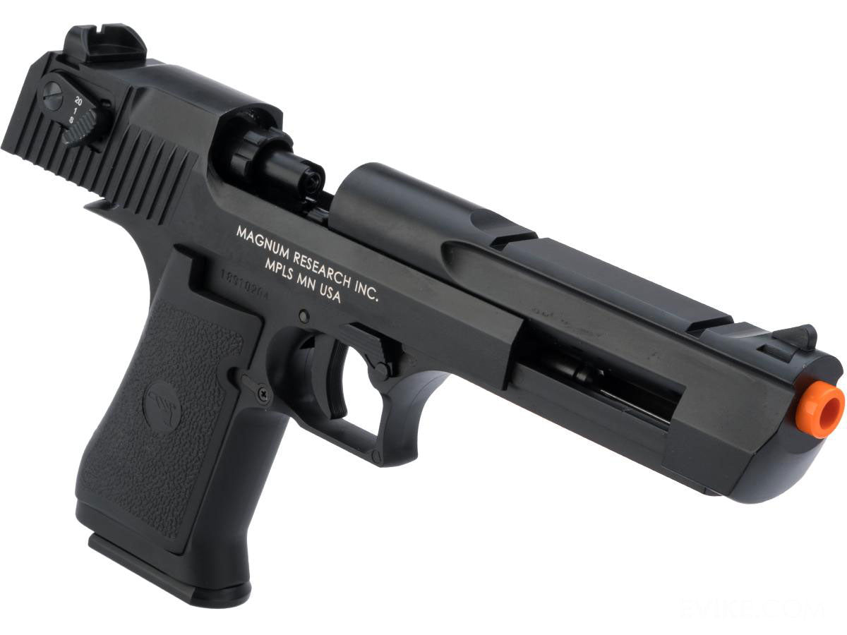 Cybergun Magnum Research Desert Eagle Semi/Full Auto Airsoft CO2 Gas Blowback Pistol - Black