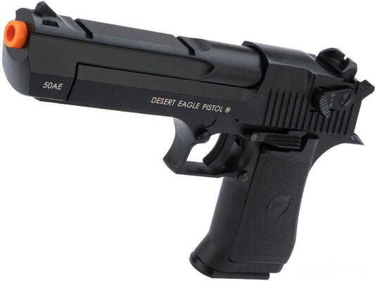 Cybergun Magnum Research Desert Eagle Semi/Full Auto Airsoft CO2 Gas Blowback Pistol - Black