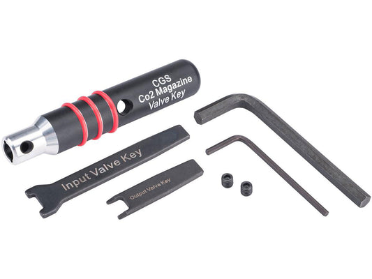 CYMA x SP System Magazine Installation Tool Set for CGS & MWS QD Tube Gas Blowback Airsoft Magazines