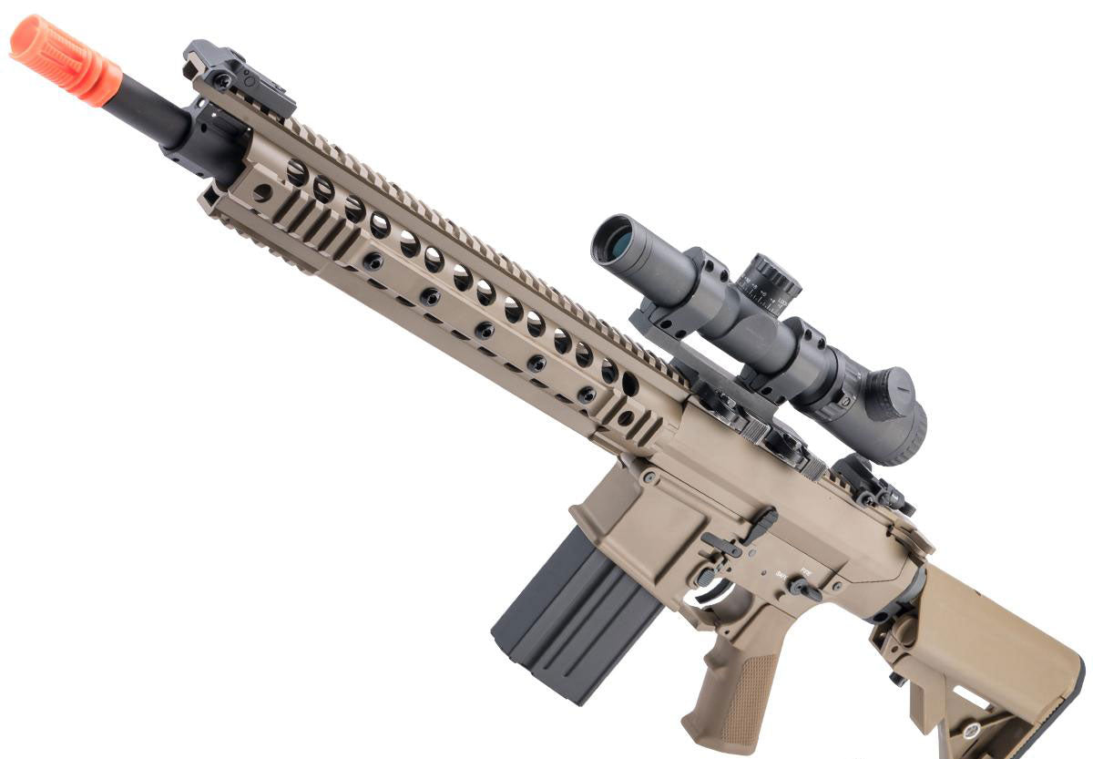 E&C Airsoft MK110 K1 Precision Rifle Airsoft AEG Designated Marksman Rifle - Dark Earth