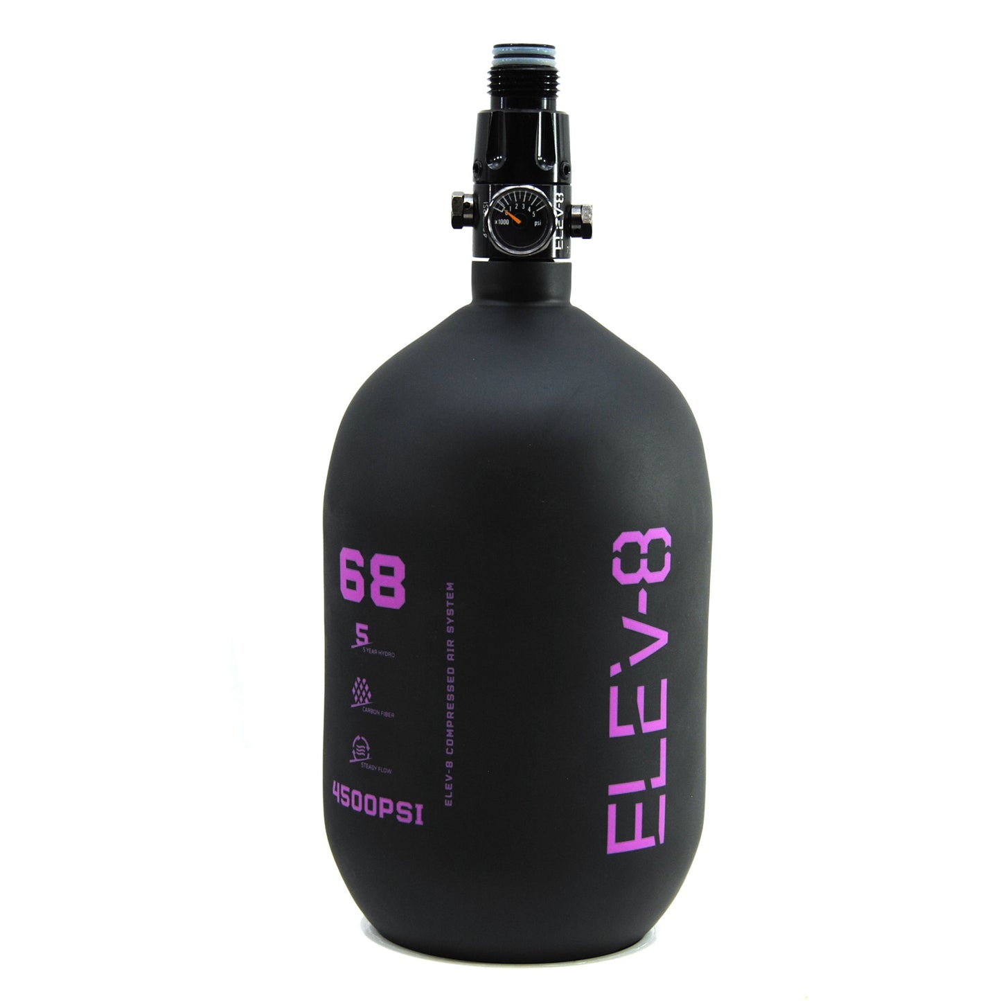 ELEV-8 Products Carbon Fiber HPA 68ci/4500psi Tank - Matte