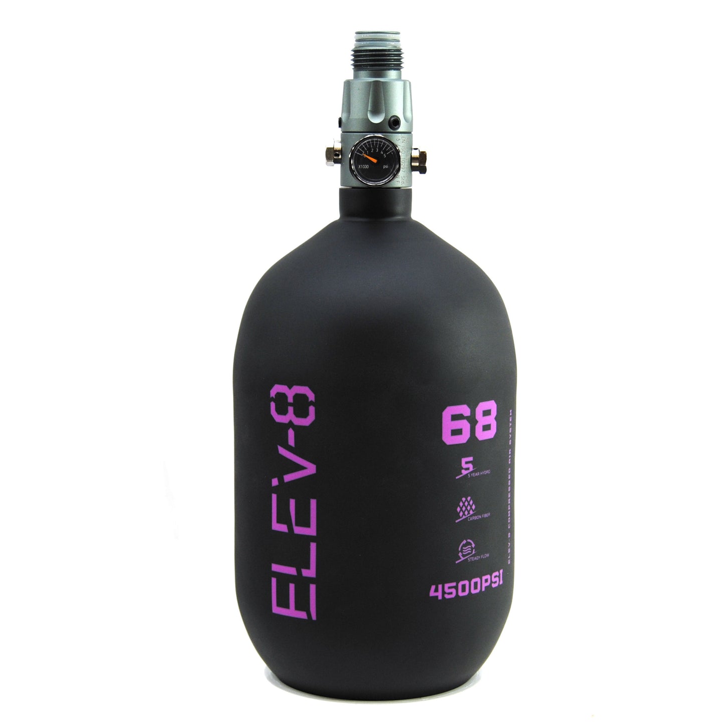 ELEV-8 Products Carbon Fiber HPA 68ci/4500psi Tank - Matte