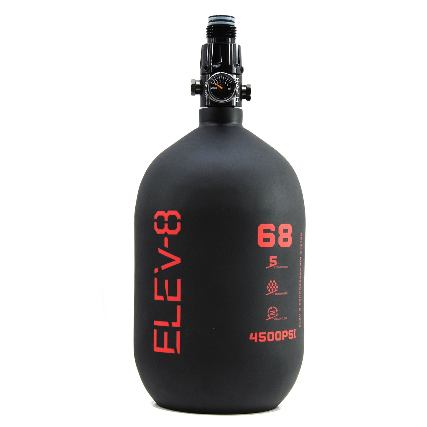 ELEV-8 Products Carbon Fiber HPA 68ci/4500psi Tank - Matte