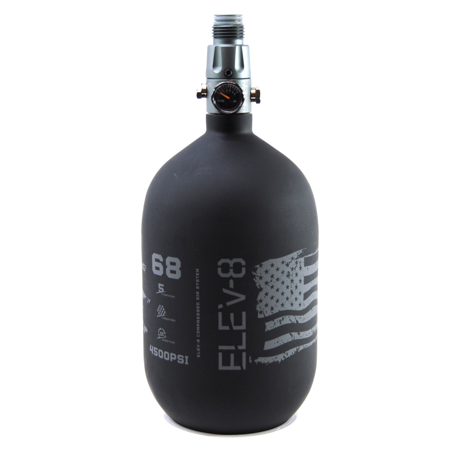 ELEV-8 Products Carbon Fiber HPA 68ci/4500psi Tank - Matte