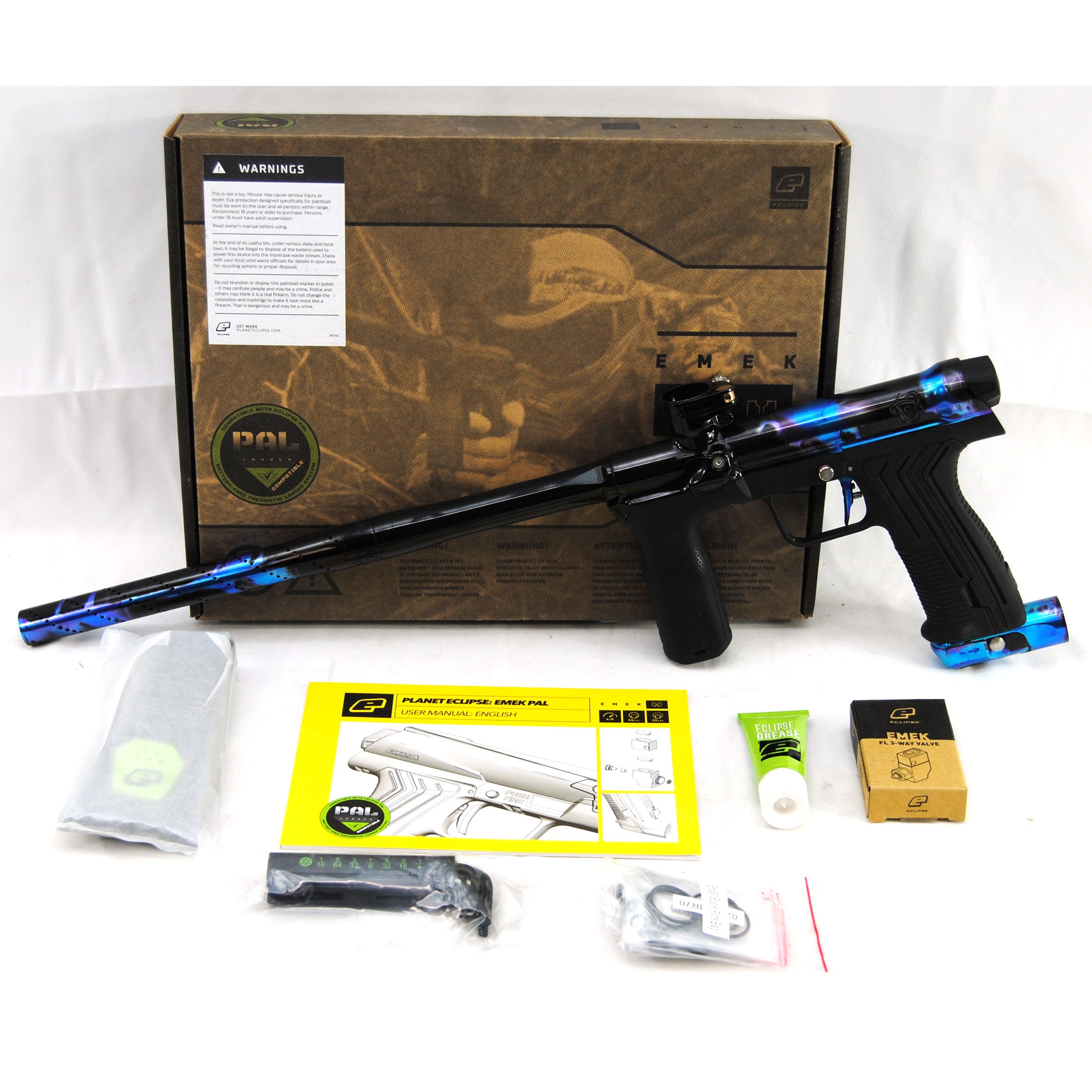 Used Planet Eclipse EMEK w/ Inception Designs FLE Body - Black w/ Teal ...