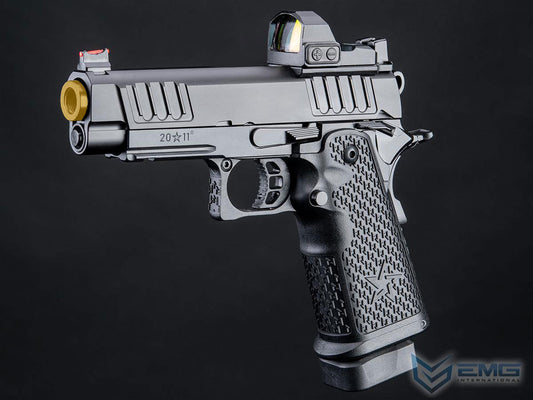 EMG Helios x Staccato Licensed C2 Compact 2011 Gas Blowback CO2 Airsoft Pistol - VIP Grip - Standard CO2