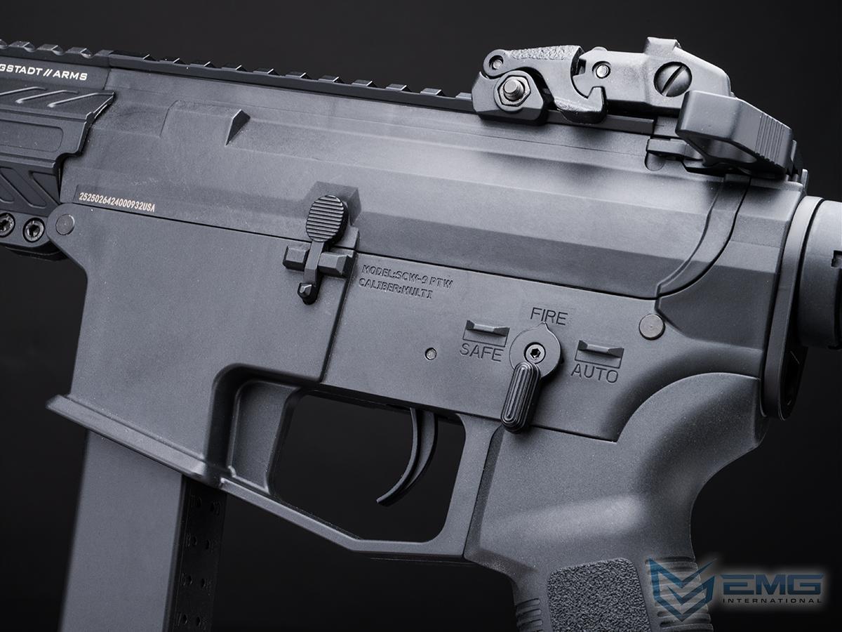 EMG x Angstadt Arms UDP-9 Pistol Caliber Carbine AEG with Battery and Charger - Black - 7.5"