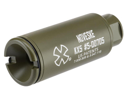 EMG Noveske Flash Hider w/ Built-In Nano Compact Rechargeable Tracer - KX5 - Bazooka Green