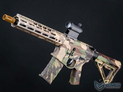 EMG Noveske Licensed Gen 4 Airsoft AEG Training Rifle w/ eSilverEdge SDU2.0 Gearbox - Shorty - Woodland