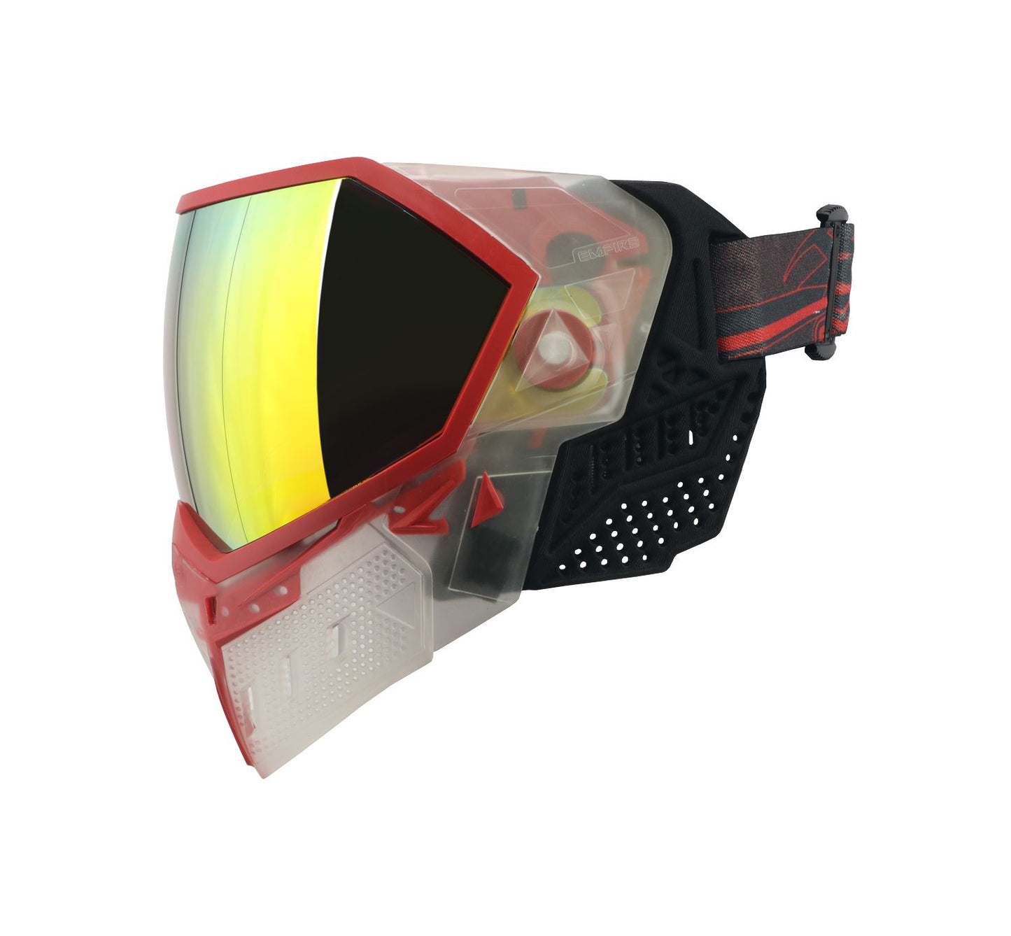 Empire EVS Enhanced Vision System Goggle - Crystal Series - Clear/Red