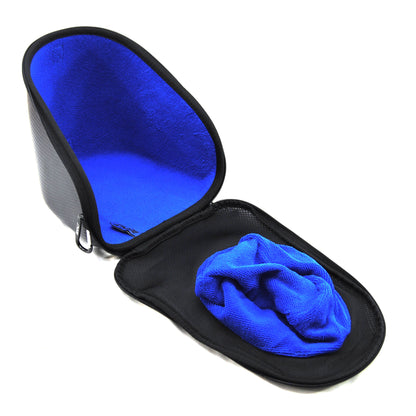 Exalt Carbon Universal V3 Goggle Case - Black/Blue