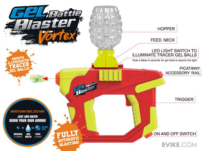 Gel Battle Blaster Water Gel Blaster - Ironman Red