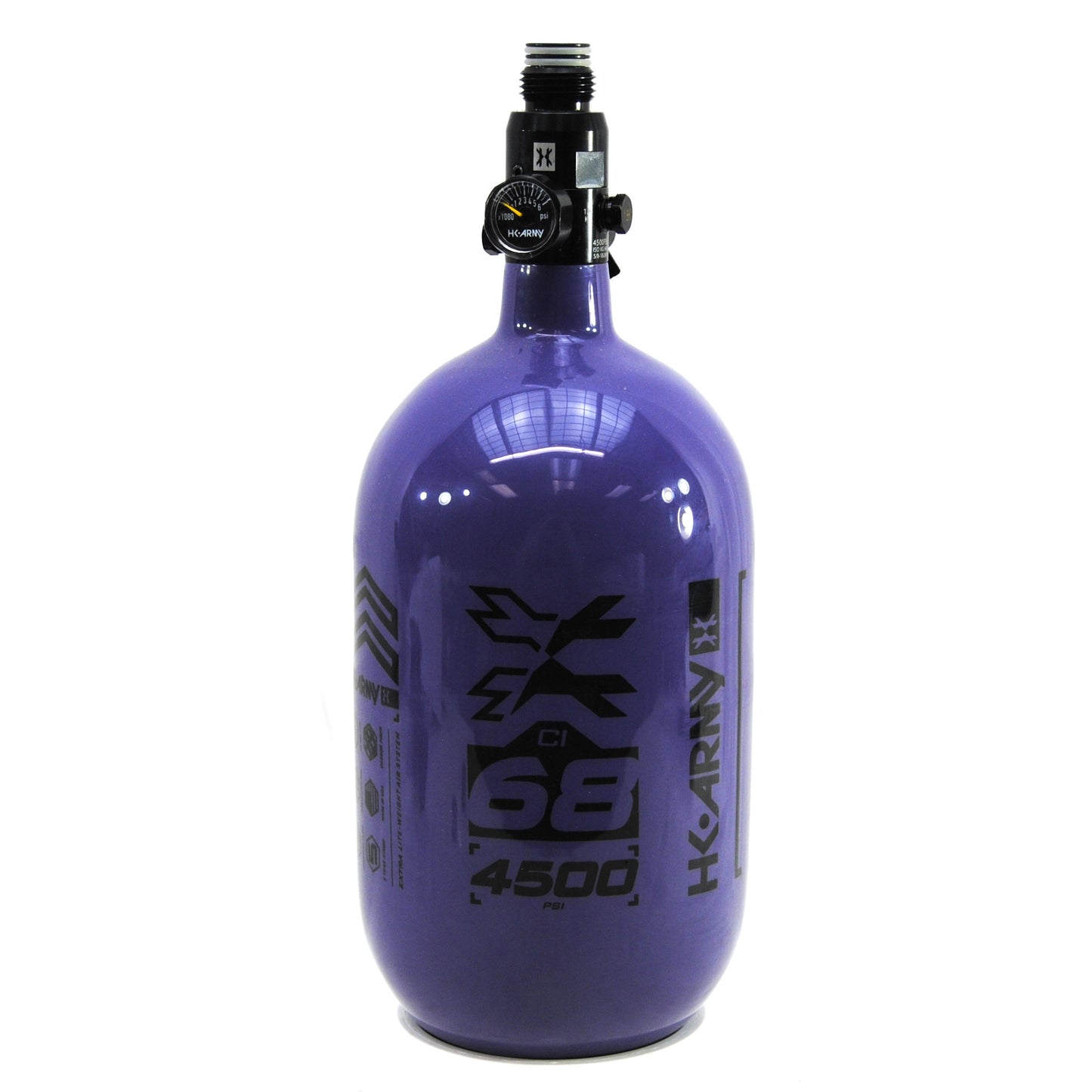 Used HK Army Compressed Air 68ci/4500psi Tank - Purple
