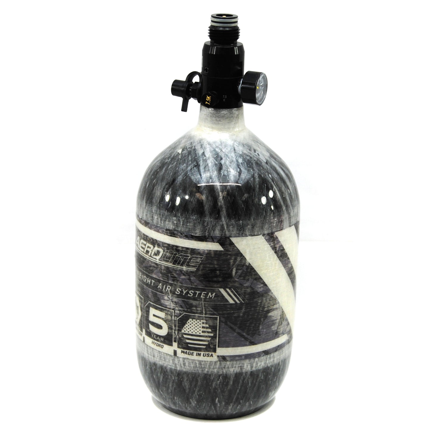 Used HK Army Aerolite Compressed Air 68ci/4500psi Tank - Grey