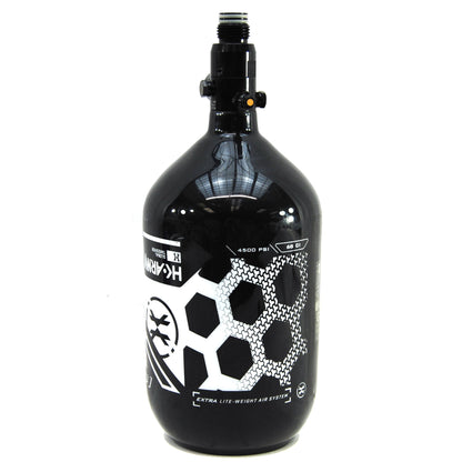 Used HK Army Compressed Air 68ci/4500psi Aerolite Tank - Black/White