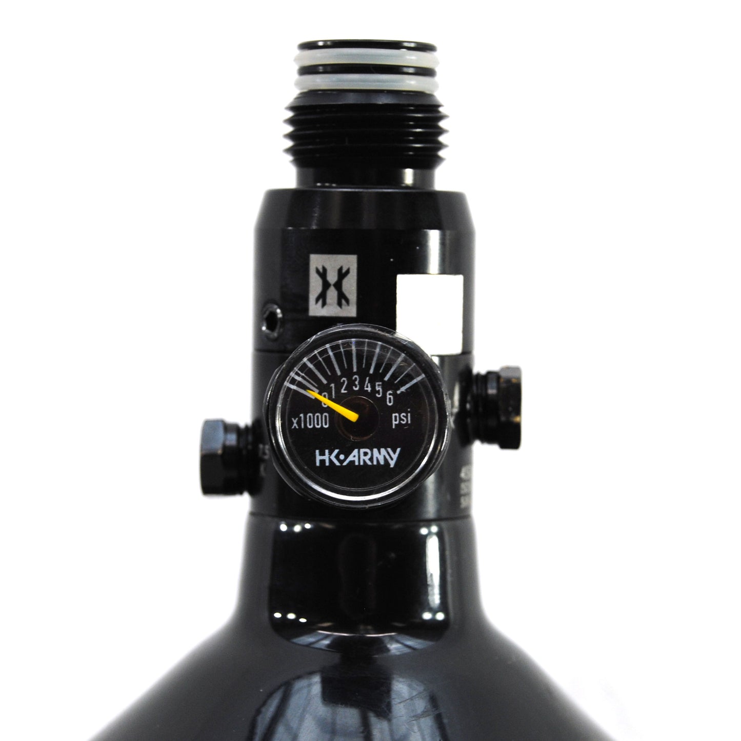 Used HK Army Compressed Air 68ci/4500psi Aerolite Tank - Black/White