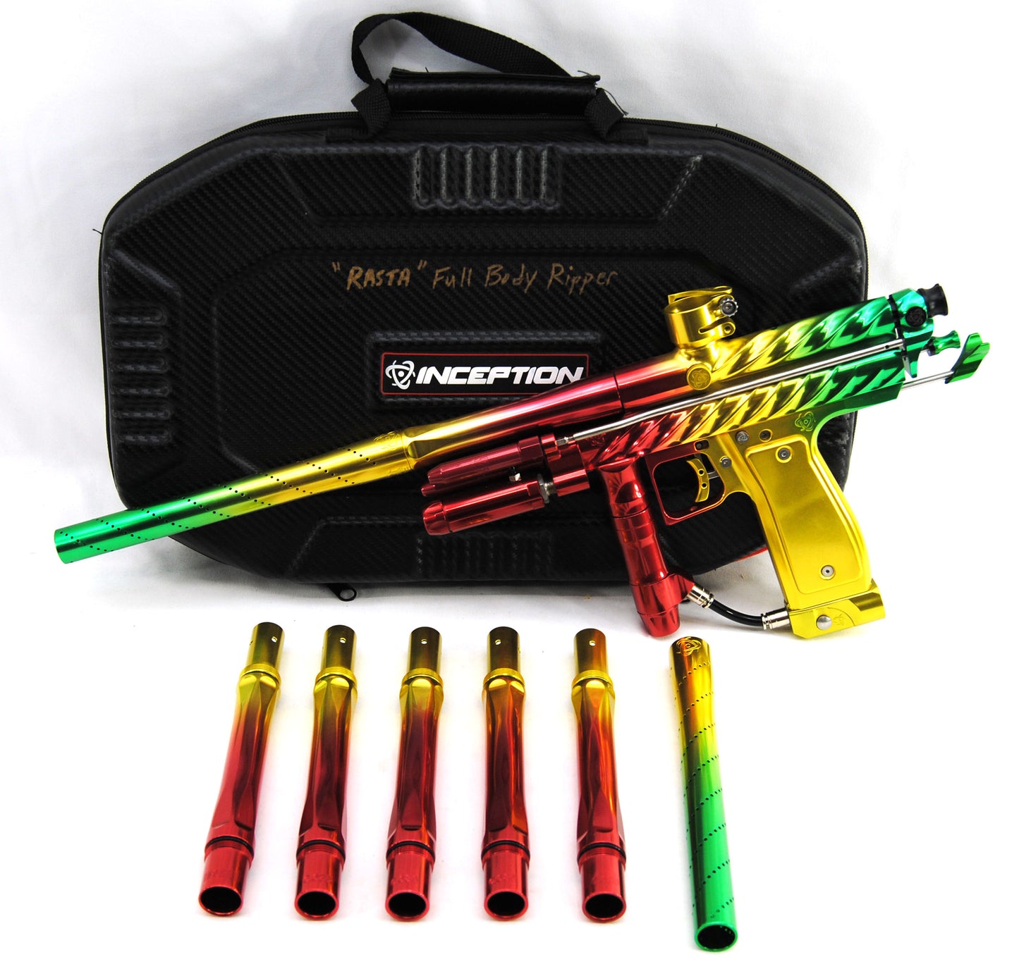 Used Inception Designs Full Body Ripper Autococker - Rasta