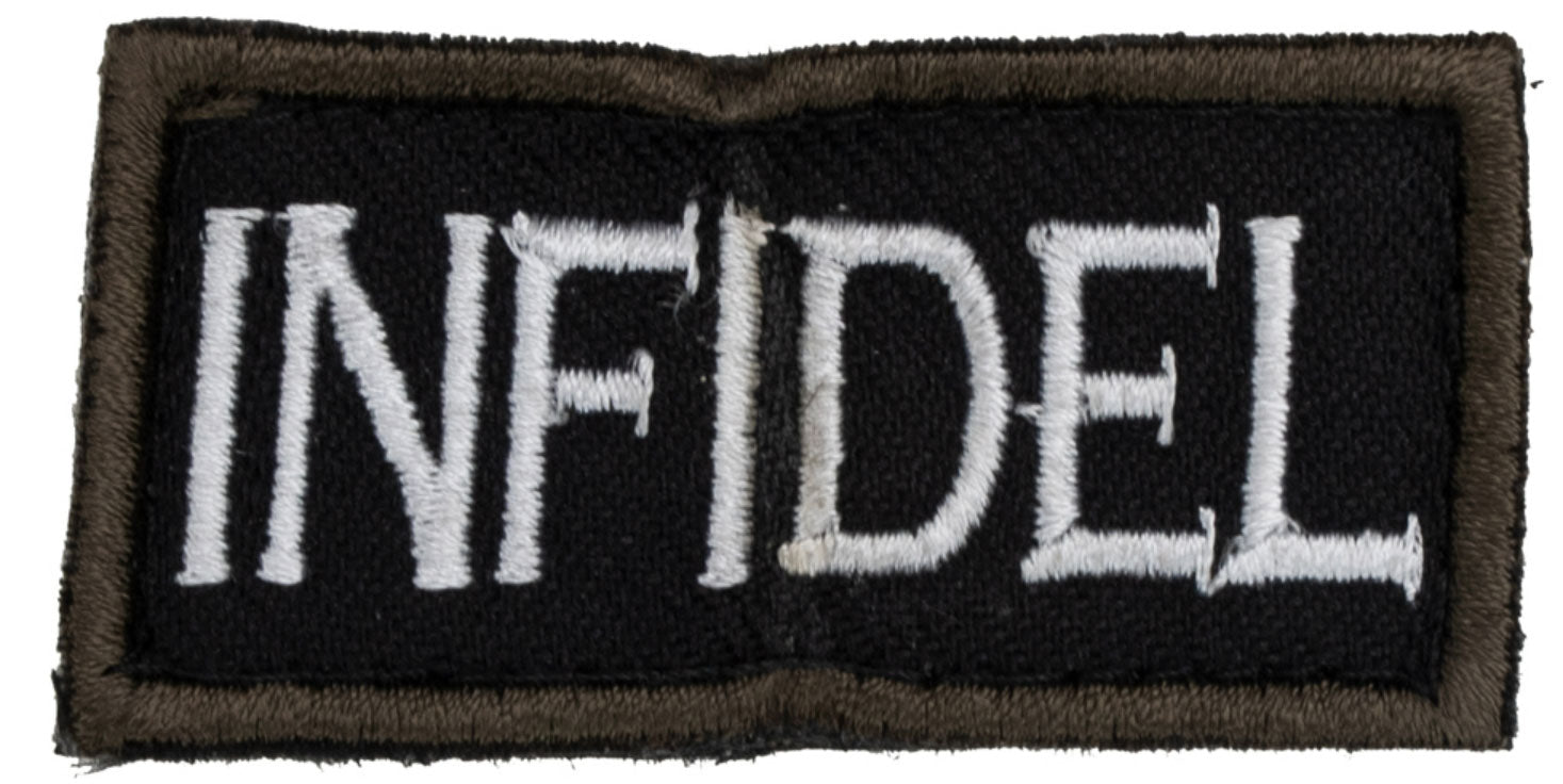 Infidel Embroidered Patch - Black – PB Sports LLC
