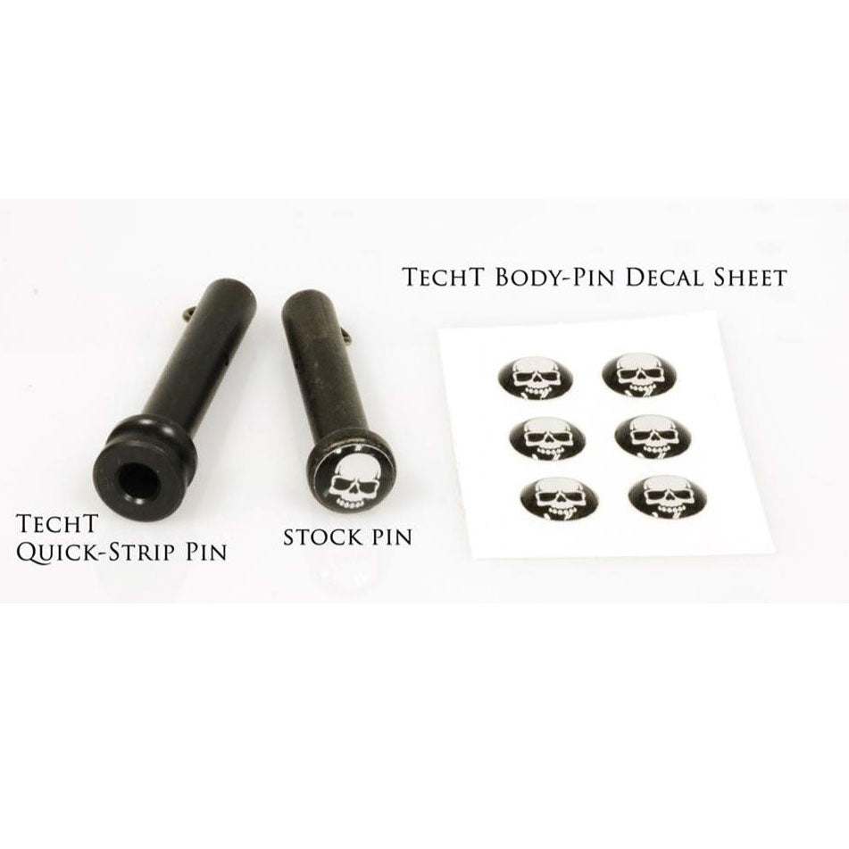 TechT Tippmann Quick Strip Body Pin Decal Set - Skull (6)
