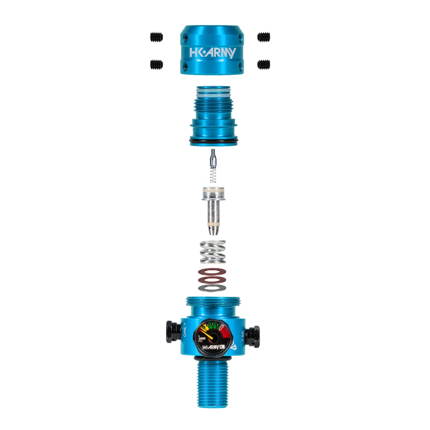 AeroLite Pro Regulator - Adjustable & Rotational - Turquoise