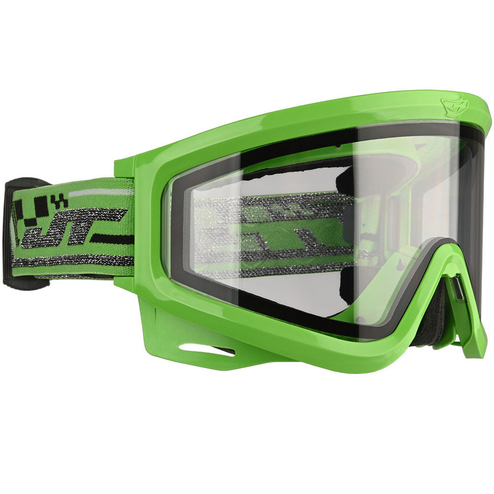 JT QLS Proflex Lime Goggle Frame w/ Lens & Strap