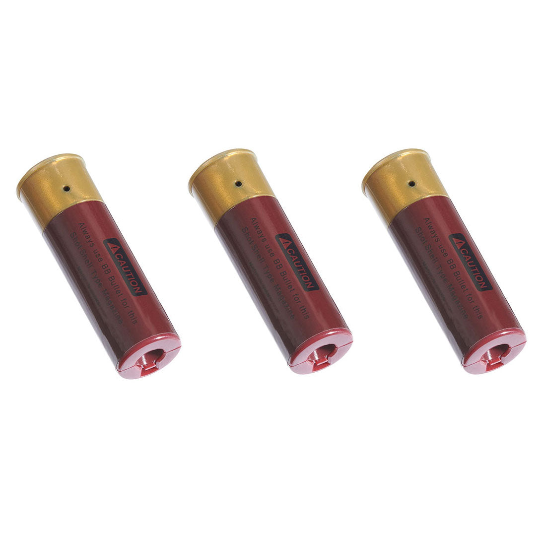 Golden Eagle M8875 3/6-Shot Pump Action CO2 Airsoft Shotgun w/ Flip Up Sights, M-LOK, Picatinny Rail & M4 Buffer Stock