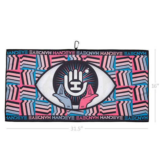 Dynamic Discs Microfiber Waffle Towel - HSCo Rising Eye Design