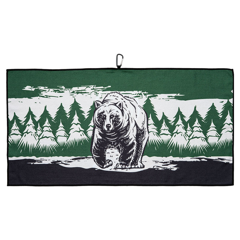 Westside Microfiber Waffle Towel - Bear Design