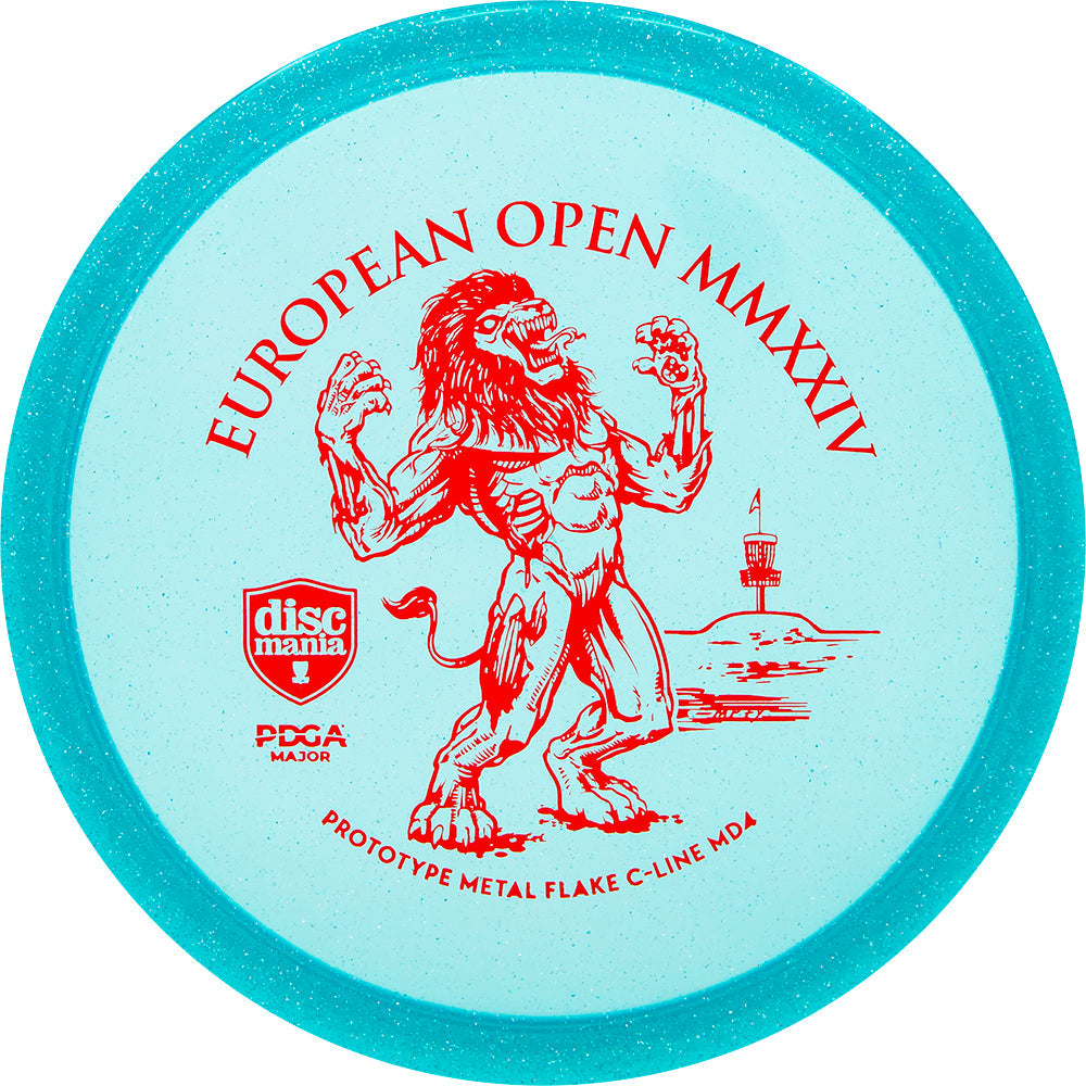 Discmania Metal Flake C-Line MD4 Midrange Disc - 2024 European Open Stamp