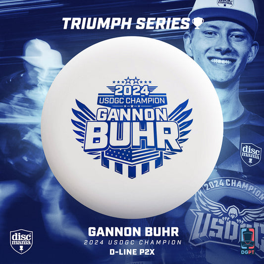 Discmania Flex 3 D-Line P2x Disc - Gannon Buhr USDGC Triumph Series