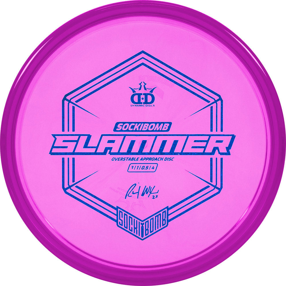 Dynamic Discs Lucid Ice Sockibomb Slammer Ricky Wysocki 2023