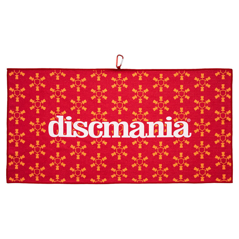 Discmania Microfiber Waffle Towel - Mosaic DM Red/Yellow