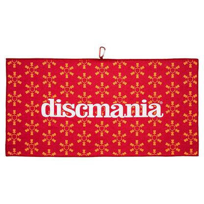 Discmania Microfiber Waffle Towel - Mosaic DM Red/Yellow