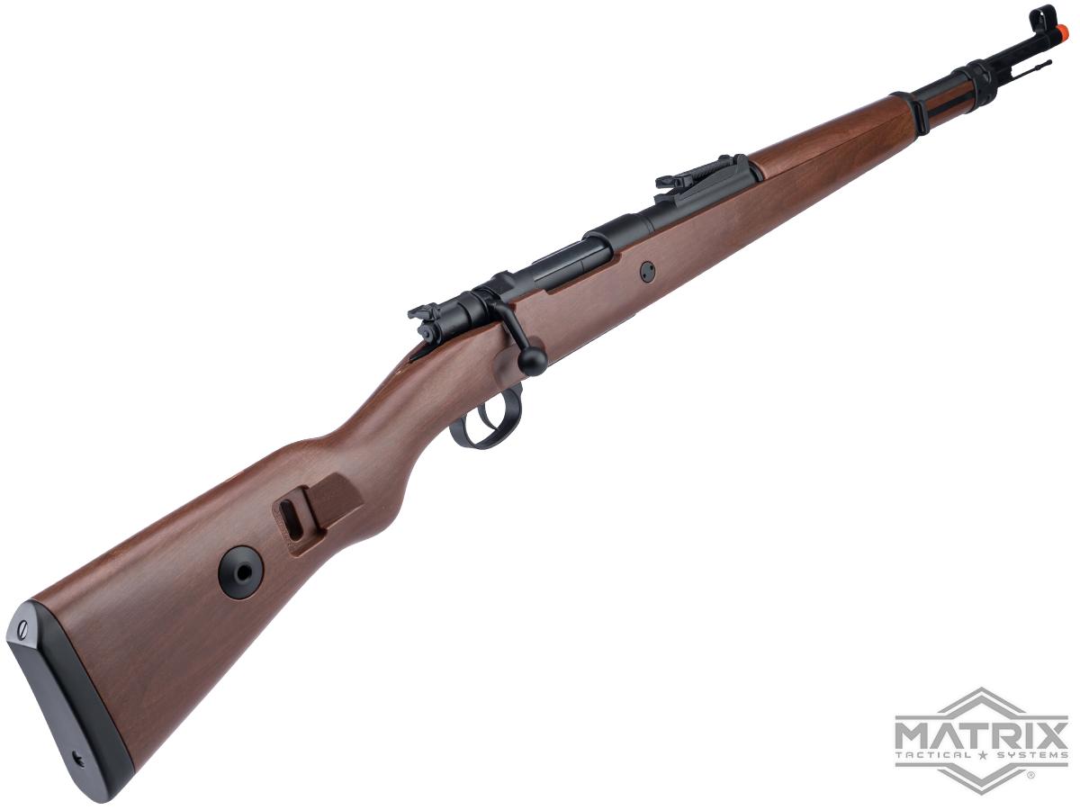 Matrix Bolt Matrix KAR 98K Bolt Action Spring Powered Airsoft Rifle by S&T with Fa ...