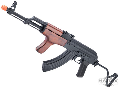 Matrix / S&T Stamped Steel AK Airsoft AEG AIMS-90 Rifle w/ G3 Electronic Trigger QD Spring Gearbox - Real Wood