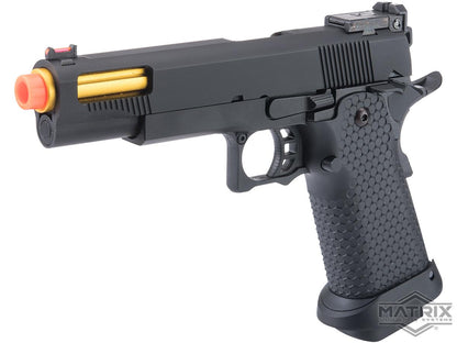 Matrix x Golden Eagle Full Metal OTS .45 Tactical Hi-CAPA Mod-7 Gas Blowback Airsoft Pistol w/ Carrying Case