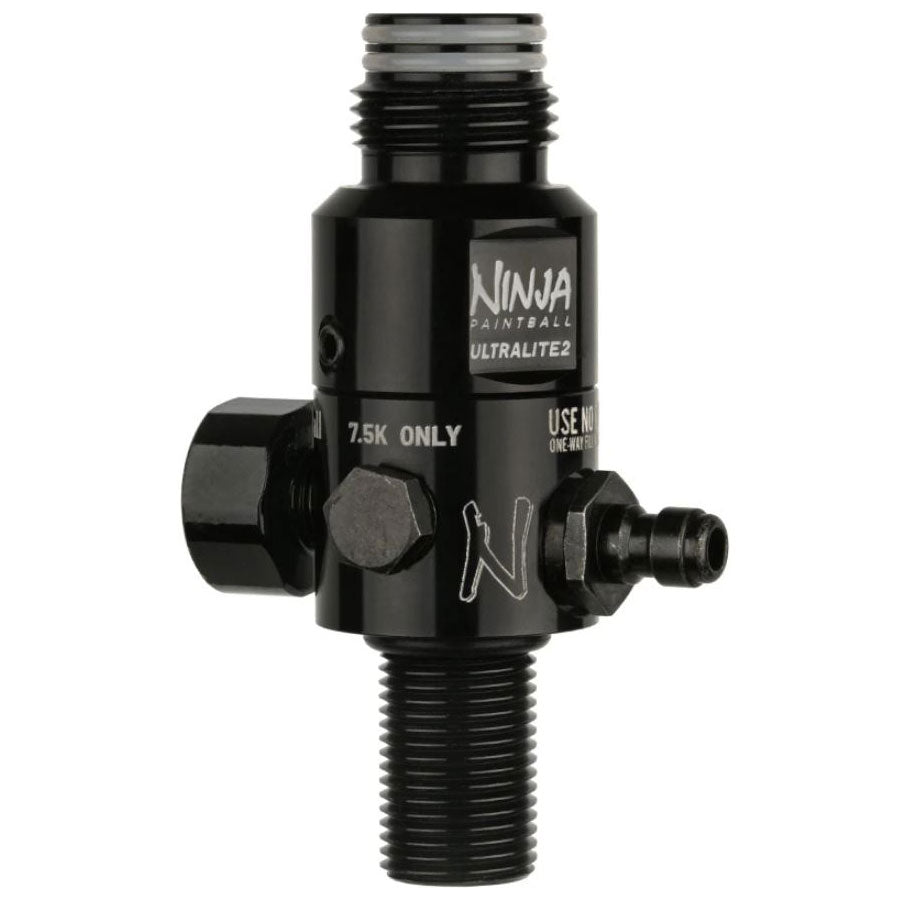 Ninja Paintball UL2 4500psi Tank Regulator - Blackout