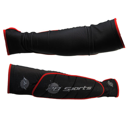 PB Sports SMPL Elbow Pads - Black/Red
