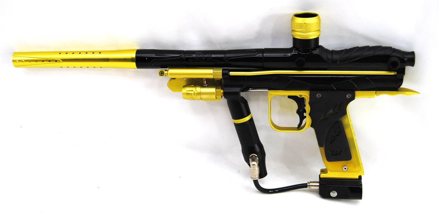 Used WGP Karnivor Autococker with Kaner barrel kit - Pro Series Black/Yellow