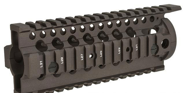 Daniel Defense Licensed Omega Rail System for Airsoft AEG by Madbull - Dark Earth - 7"