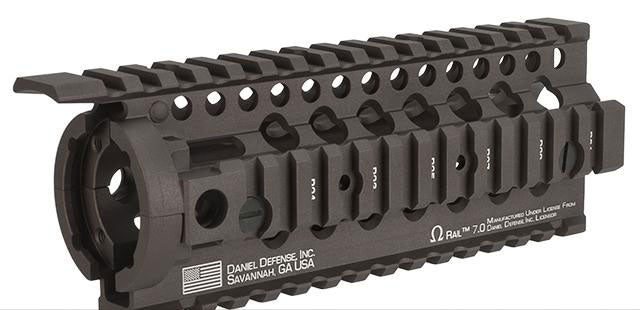 Daniel Defense Licensed Omega Rail System for Airsoft AEG by Madbull - Dark Earth - 7"