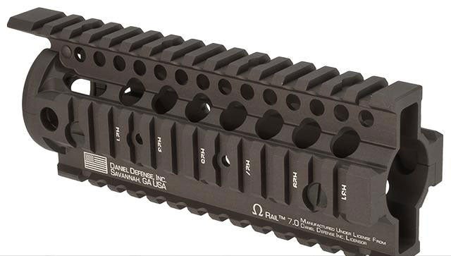 Daniel Defense Licensed Omega Rail System for Airsoft AEG by Madbull - Dark Earth - 7"